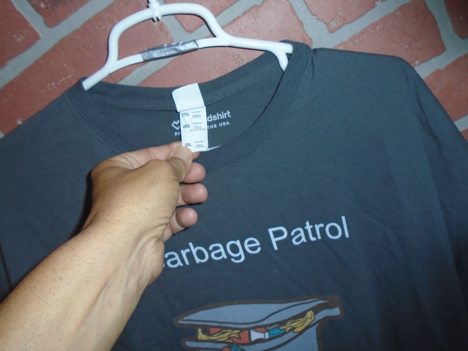 GARBAGE PATROL FUNNY MENS TSHIRT SIZE 2XL gallery