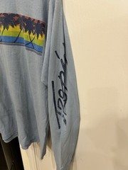 Vintage 80s Thrashed Tropix Long Sleeve Surf T-Shirt Surfing
