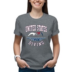 USA Diving T-Shirt – Graphite Heather