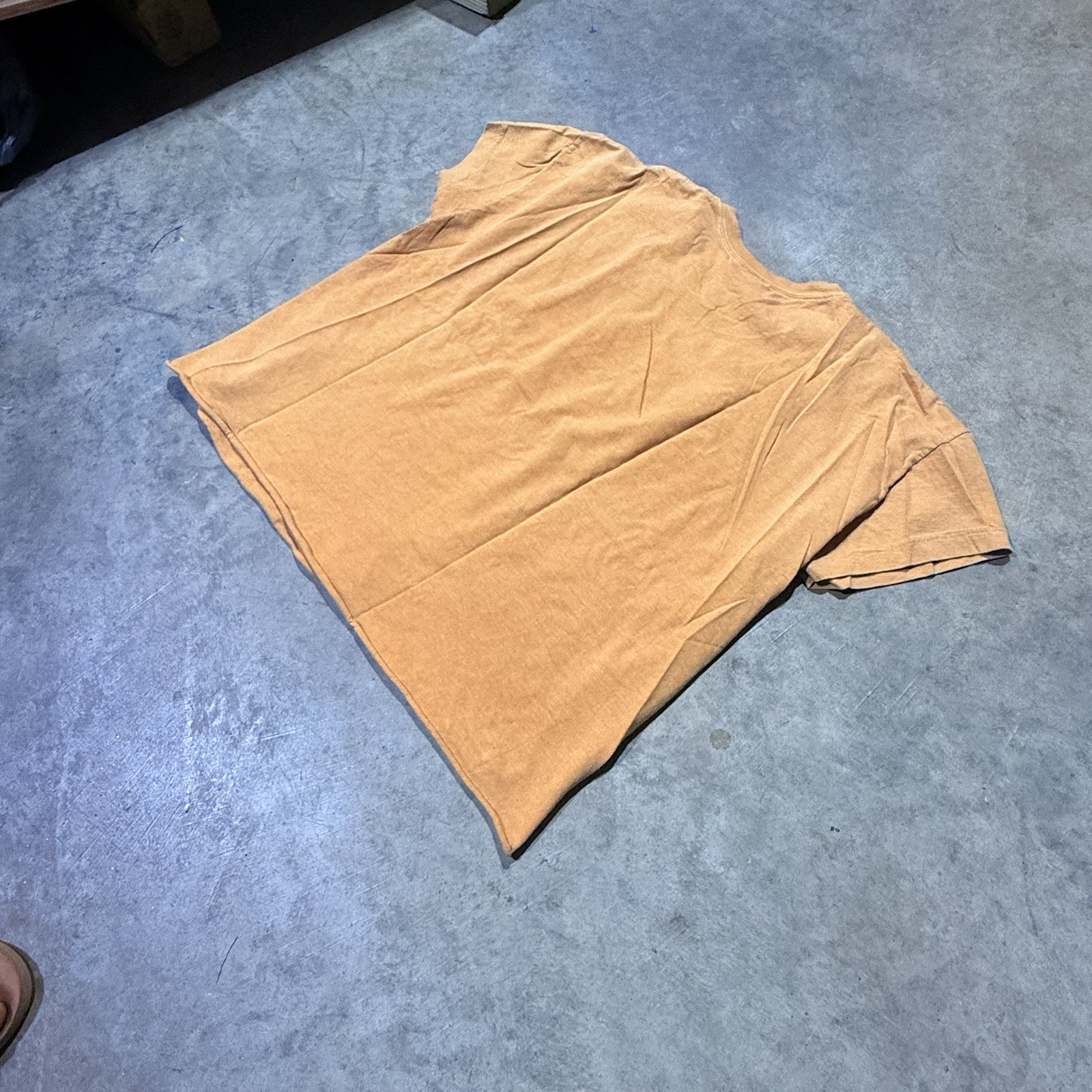 Vintage Orange Faded Cropped Choppers Tee Y2k XL Grunge Gothic Punk biker skate gallery