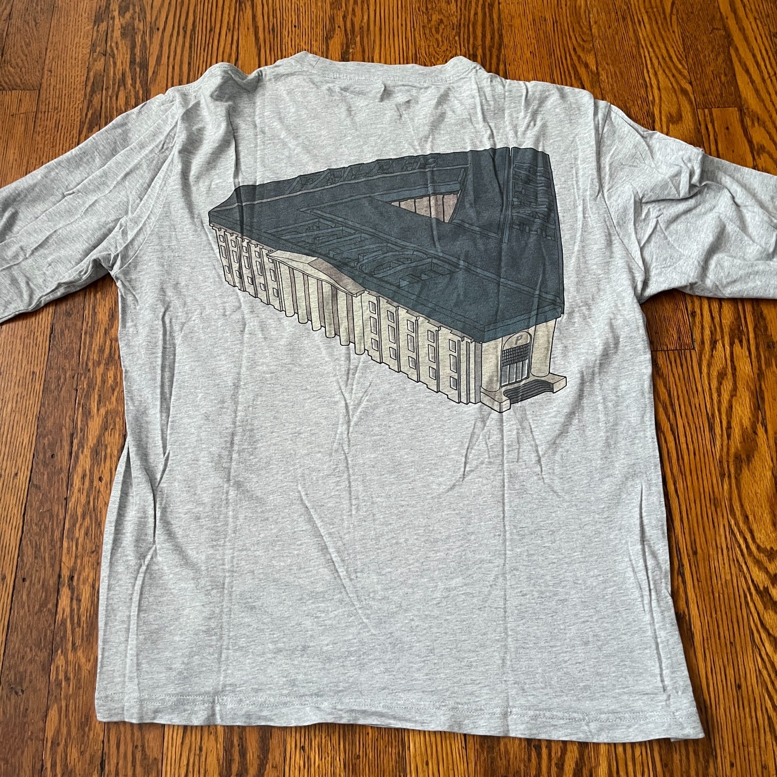 Palace Palazzo S/S18 Skateboard Streetwear Long Sleeve T-Shirt Gray Size L gallery
