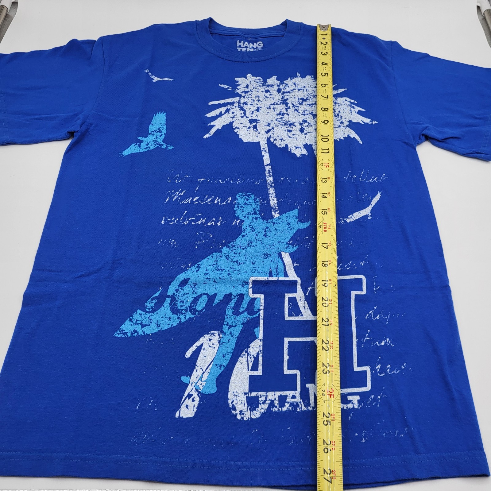 Vintage 90s Hang Ten Blue Short Sleeve T-Shirt Men's Medium gallery