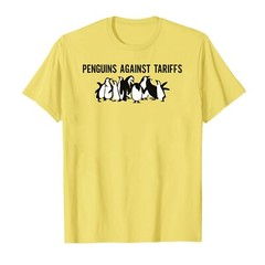 Penguins Against Tariffs Shirt – Funny Penguins Anti Tariffs Shirt 2D Full Size