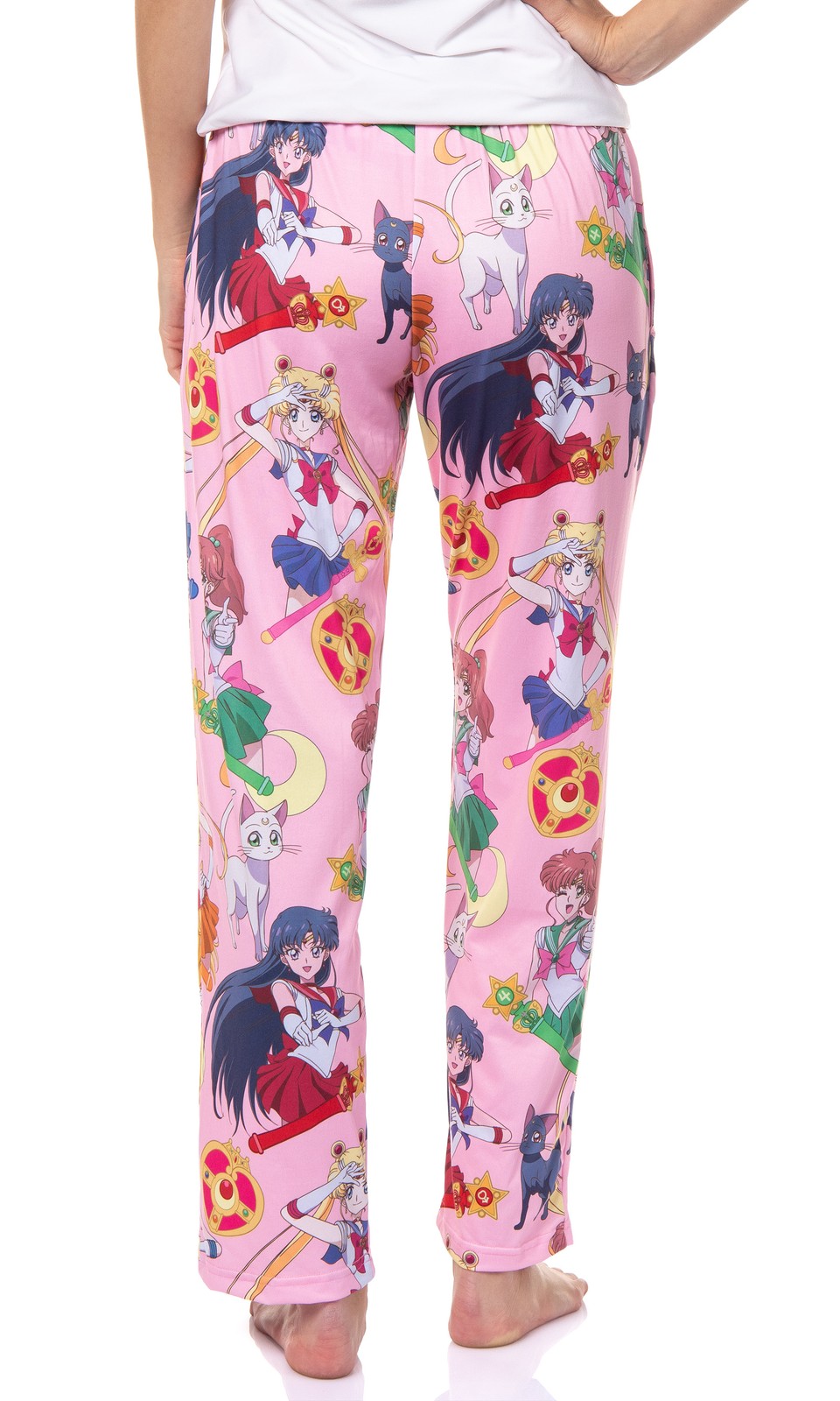 Sailor Moon Women's Allover Character Print Adult Lounge Pajama Pants gallery