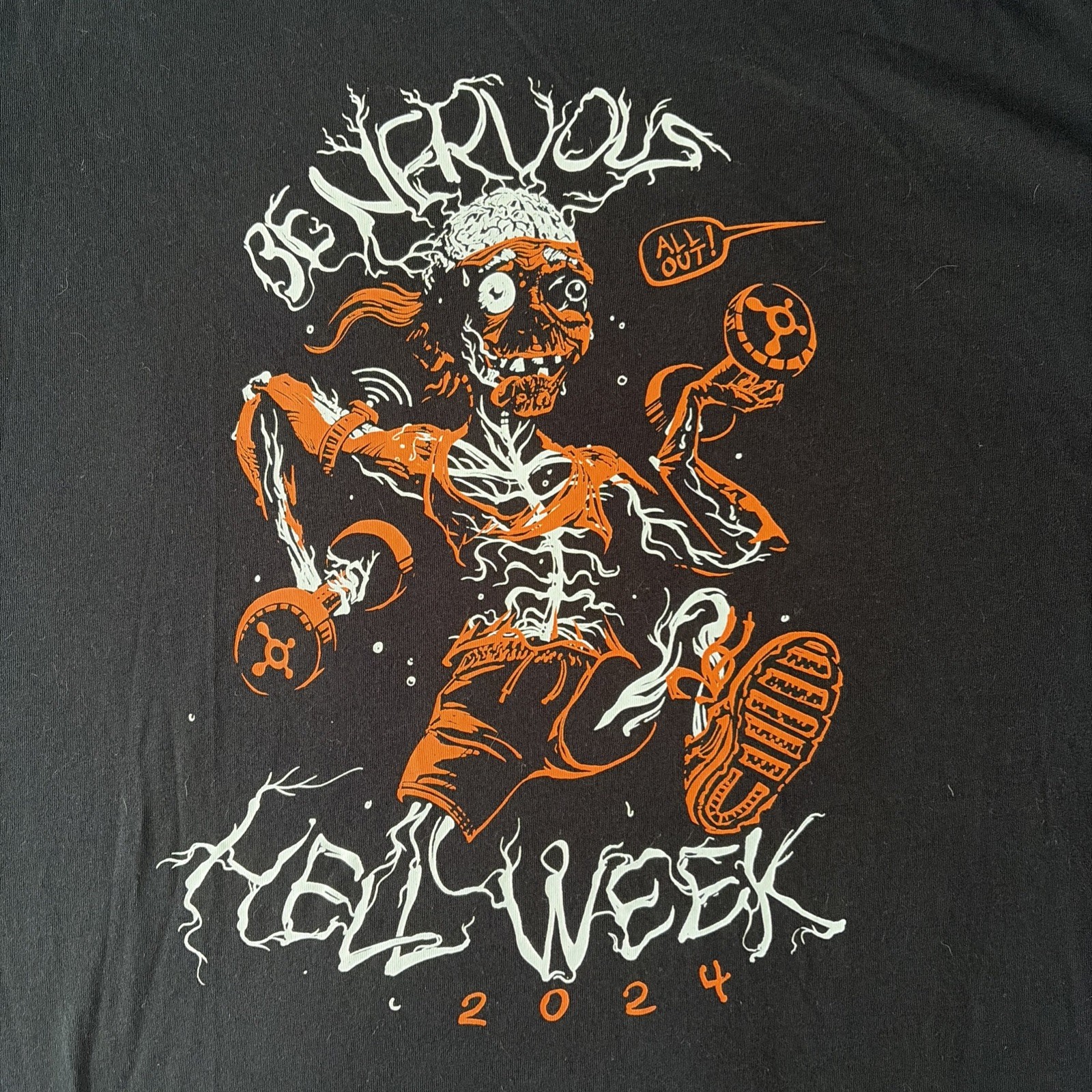 OrangeTheory OTF 2024 hell week unisex shirt L