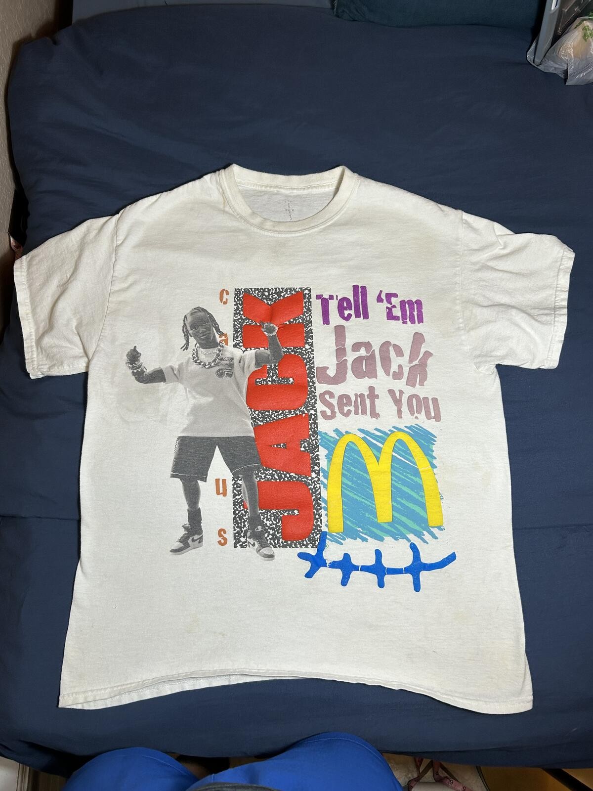 Travis Scott Cactus Jack McDonald’s Graphic T-Shirt size M