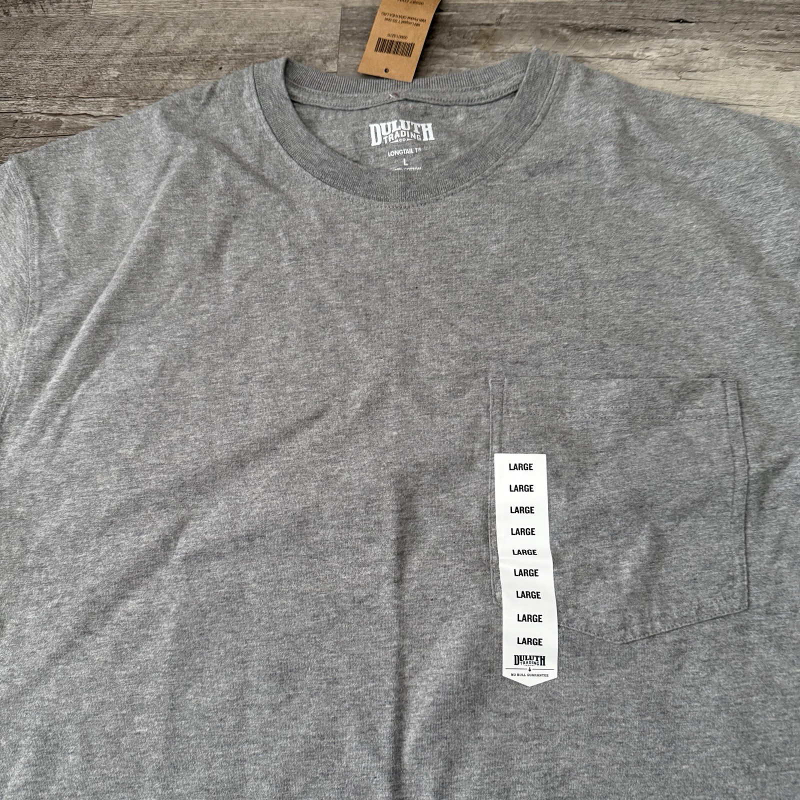 Duluth Trading Longtail Pocket T-Shirt Mens L Standard Fit Short Sleeve Tee NEW gallery