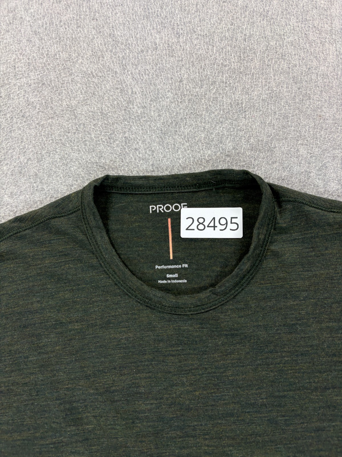 Proof Huckberry 72 Hour Merino Tee Shirt (Men's Small) Green gallery