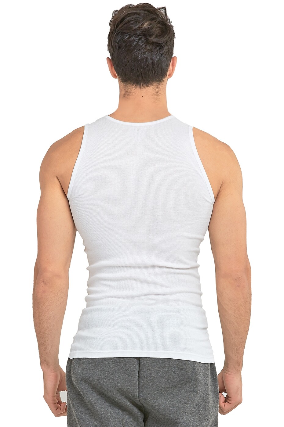 Mens 3 Pack Knocker White A-SHIRTS Small Medium Large XL 2XL 3XL gallery