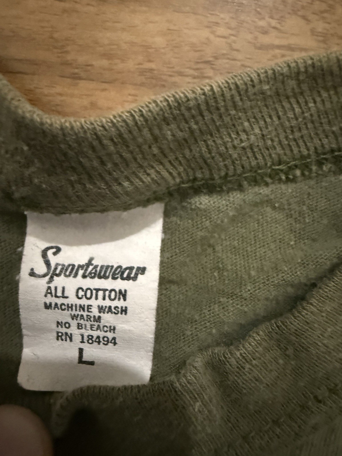 Vintage Sportswear U.S. Marine Single Stitch Green Tshirt Fast Shipping gallery