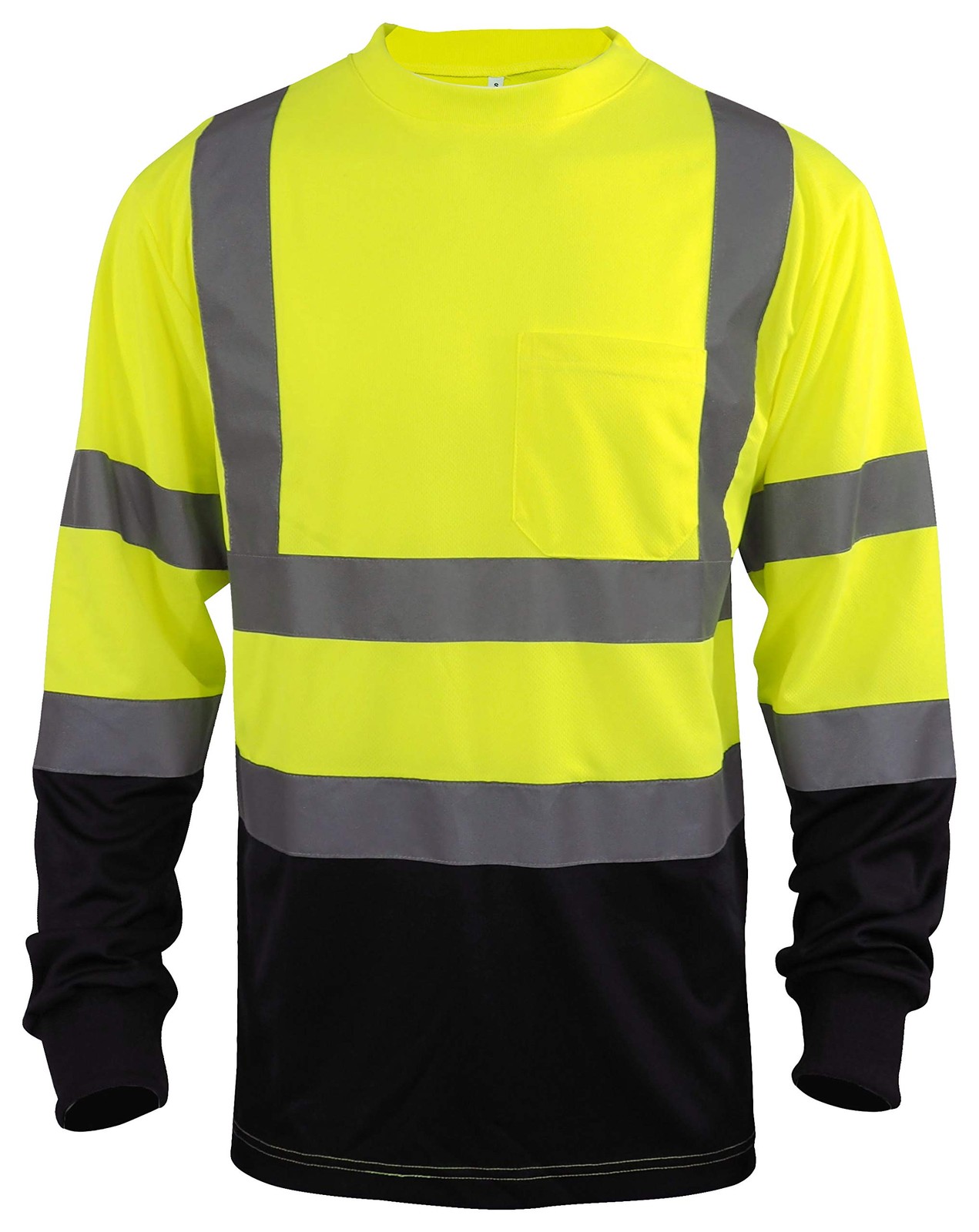 Hi Vis Class 3 T Shirt Reflective Safety Lime Orange Short Long Sleeve HIGH V…