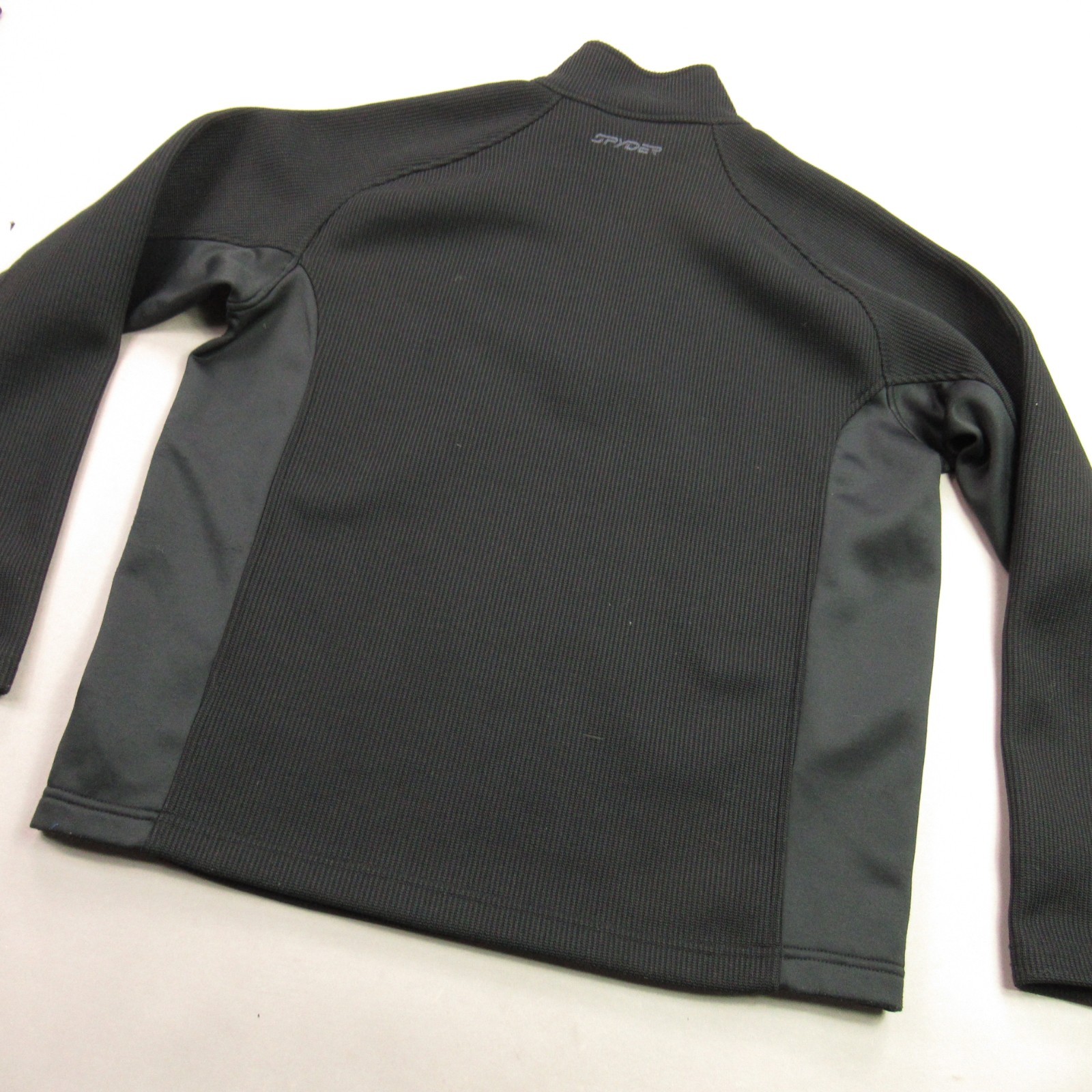 Spyder Shirt Mens Large 1/4 Zip Long Sleeve Outdoor Black Casual Lightweight gallery