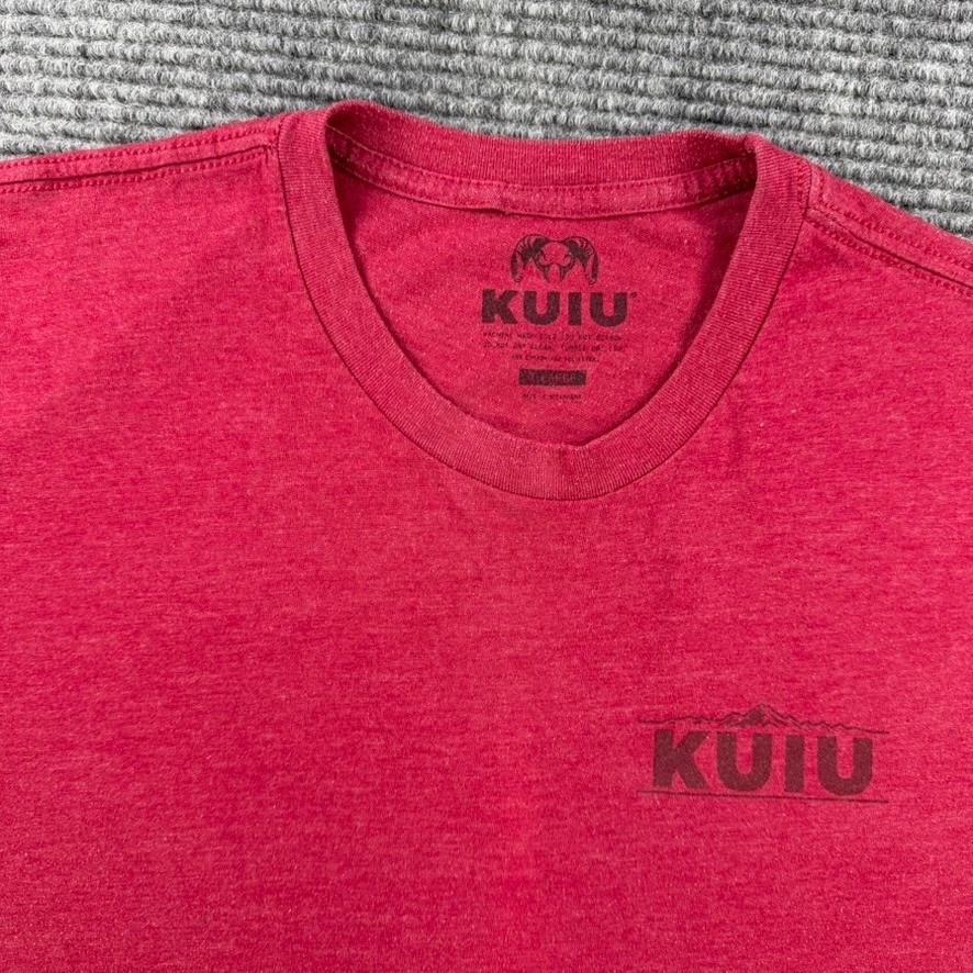 Kuiu Ultralight Hunting Graphic T-Shirt Mens XL Red Short Sleeve Crewneck Logo gallery