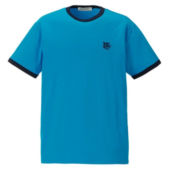 Onitsuka Tiger GRAPHIC TEE 100% Cotton Bi-color Design Bio-finished JAPAN NEW