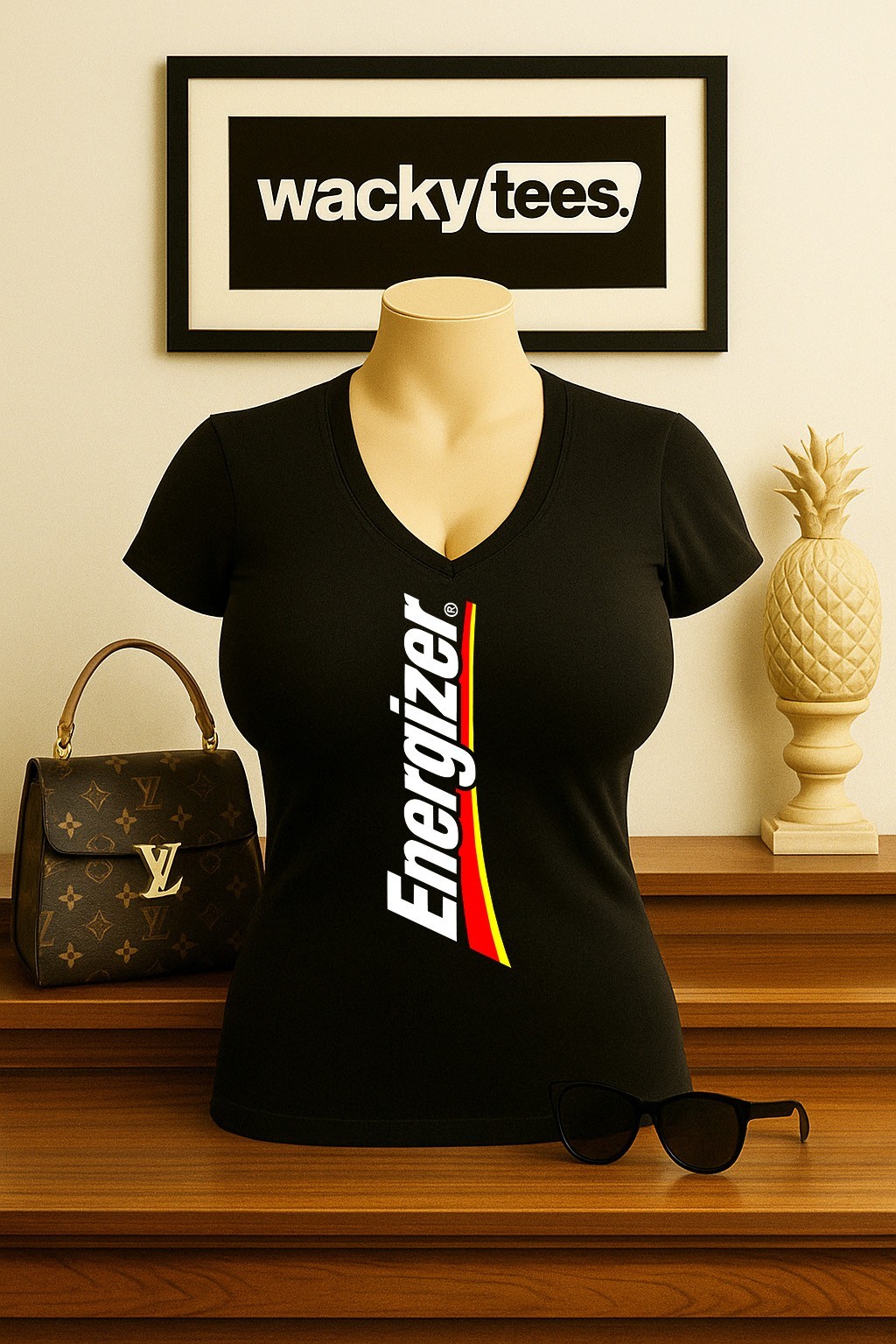 Energizer Bunny Battery Parody Costume Graphic Tee Shirt gallery