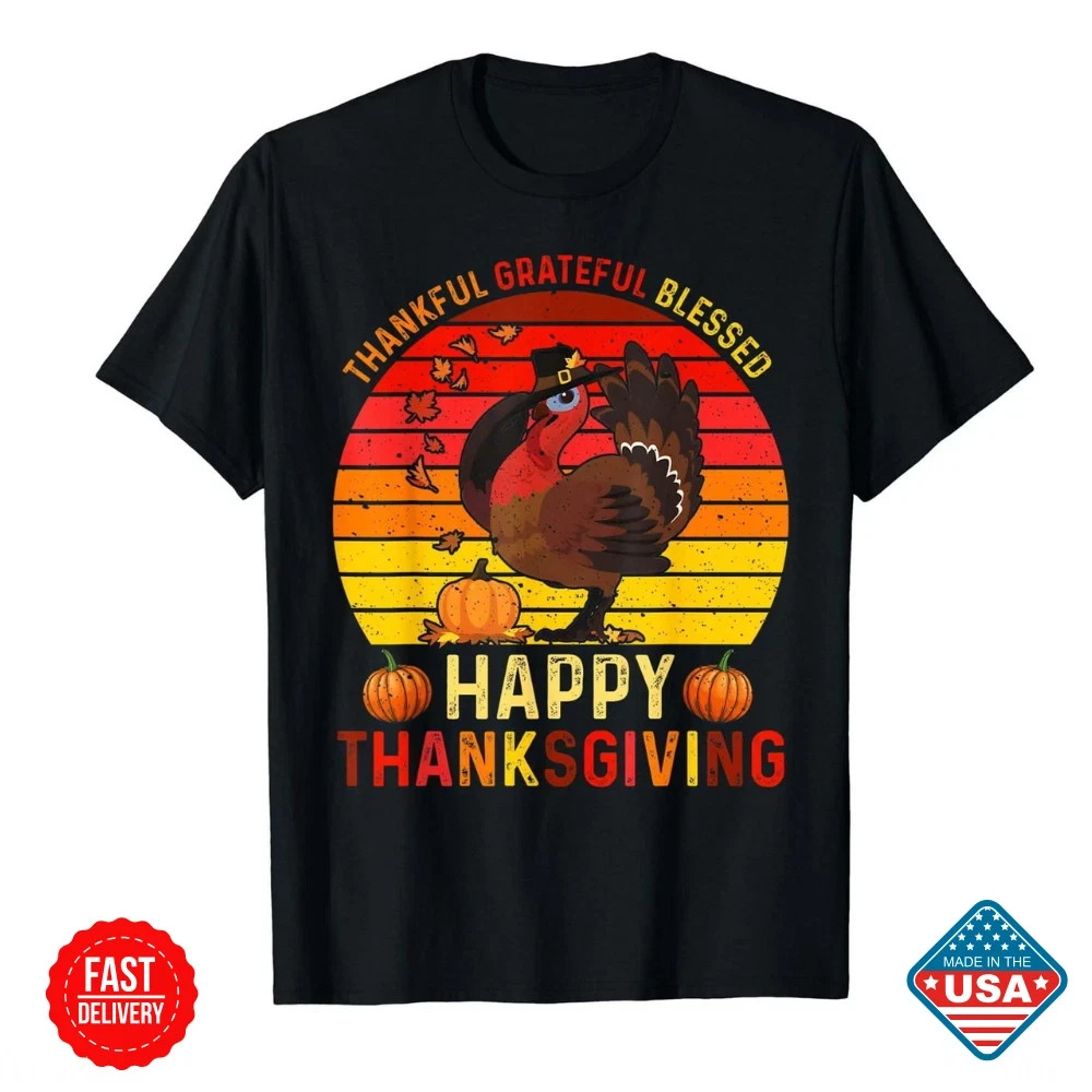 SALE! Happy Thanksgiving For Turkey Day Family Dinner Men Women T-Shirt Inspired gallery