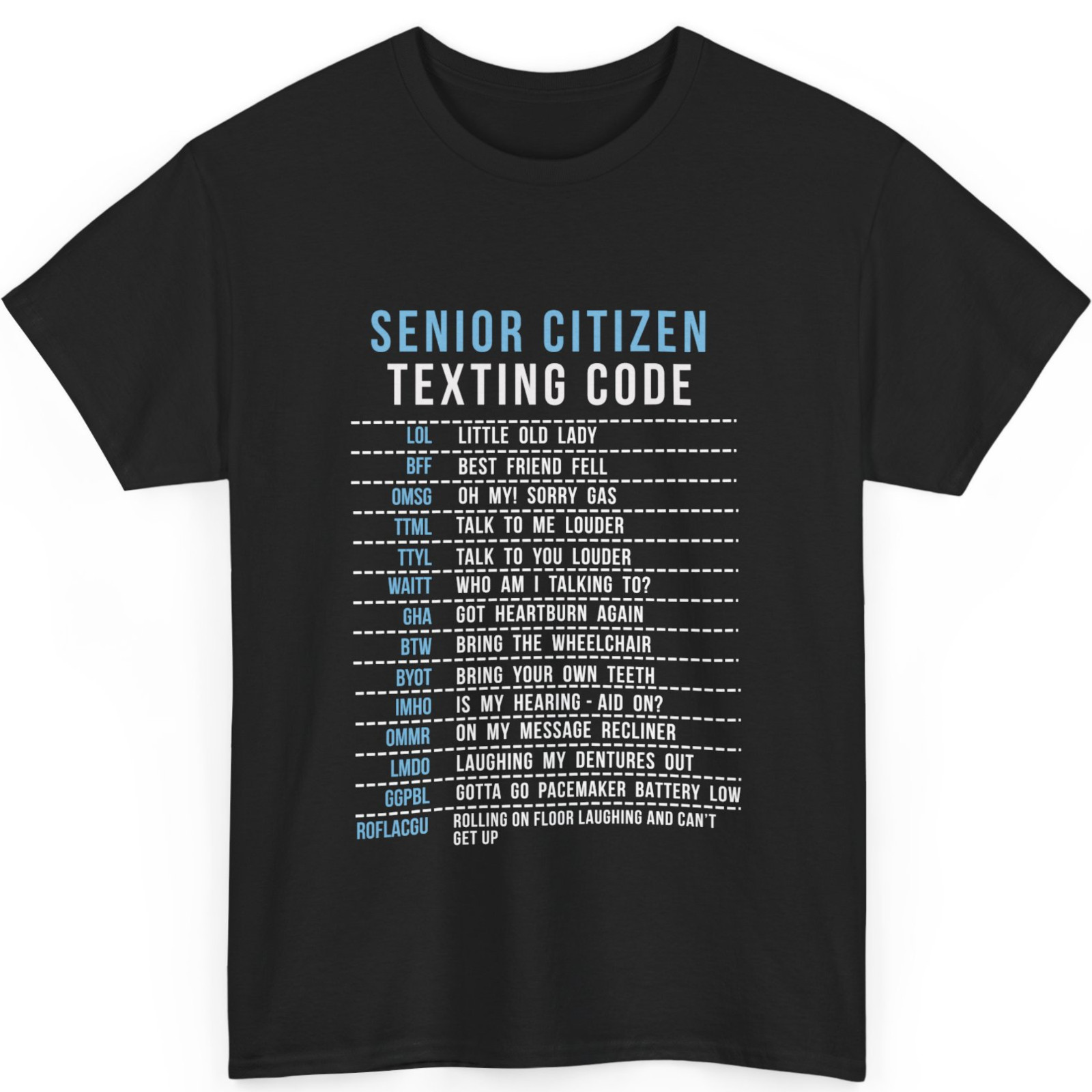 Senior Citizen Texting Code Cool Funny Old People Fun Unisex Crewneck Sweatshirt gallery