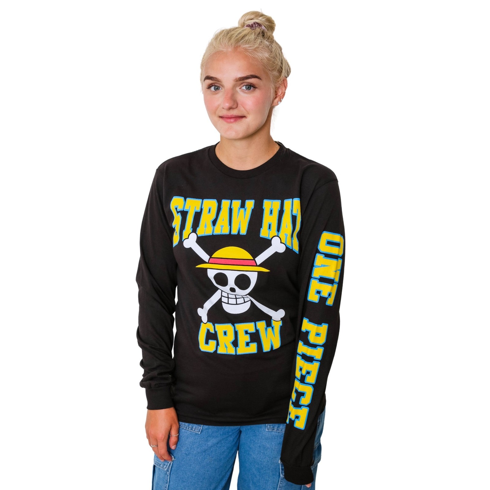 One Piece Straw Hat Crew Athletic Type Anime Adult Long Sleeve T-Shirt gallery