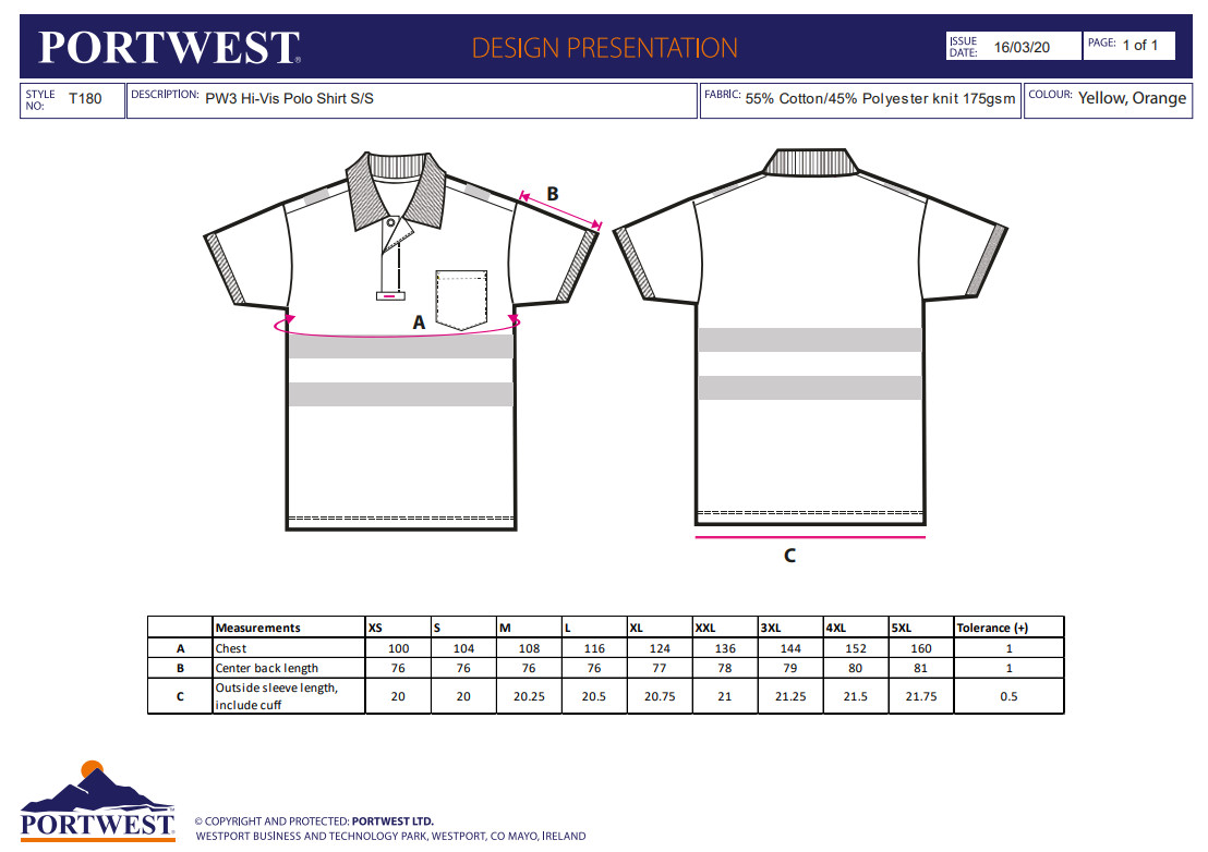 Mens Hi Vis Visibility Polo Shirt Short Sleeve Moisture Wicking Safety Work Top gallery