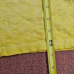Stains* Superdry Shirt Medium Neon Yellow The Orange Label T-Shirt Mens Roll U9