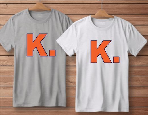 K Okay Ok Funny Custom Shirt Gray or White S-4XL S M L XL XXL 2XL 3XL 4XL NEW gallery