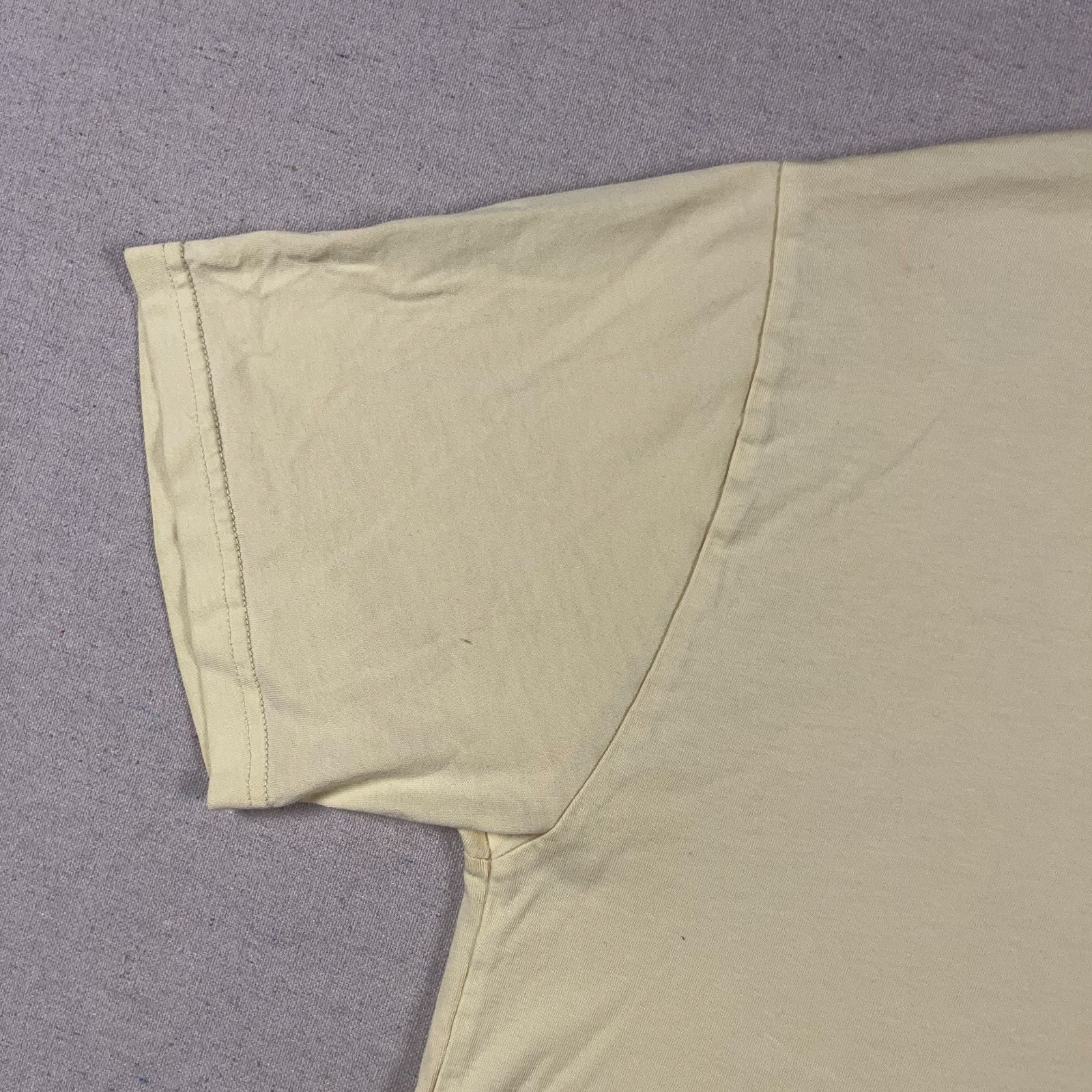 APC T Shirt Mens Large Pale Yellow Cotton Logo Rue Madame Paris gallery
