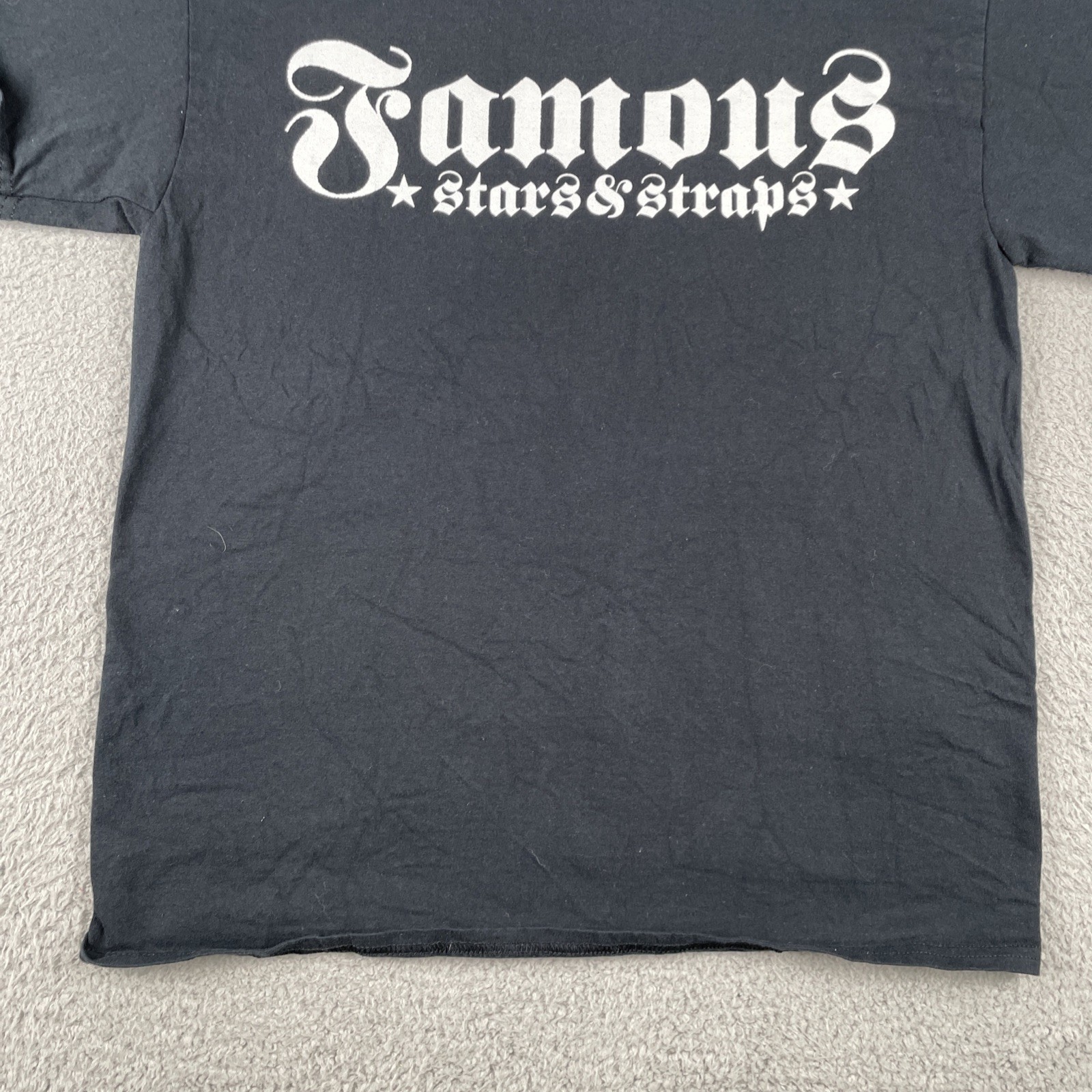Famous Brand Jet L Black Shirt 100% Cotton Knit Classic Boxy Fit Classic Logo gallery