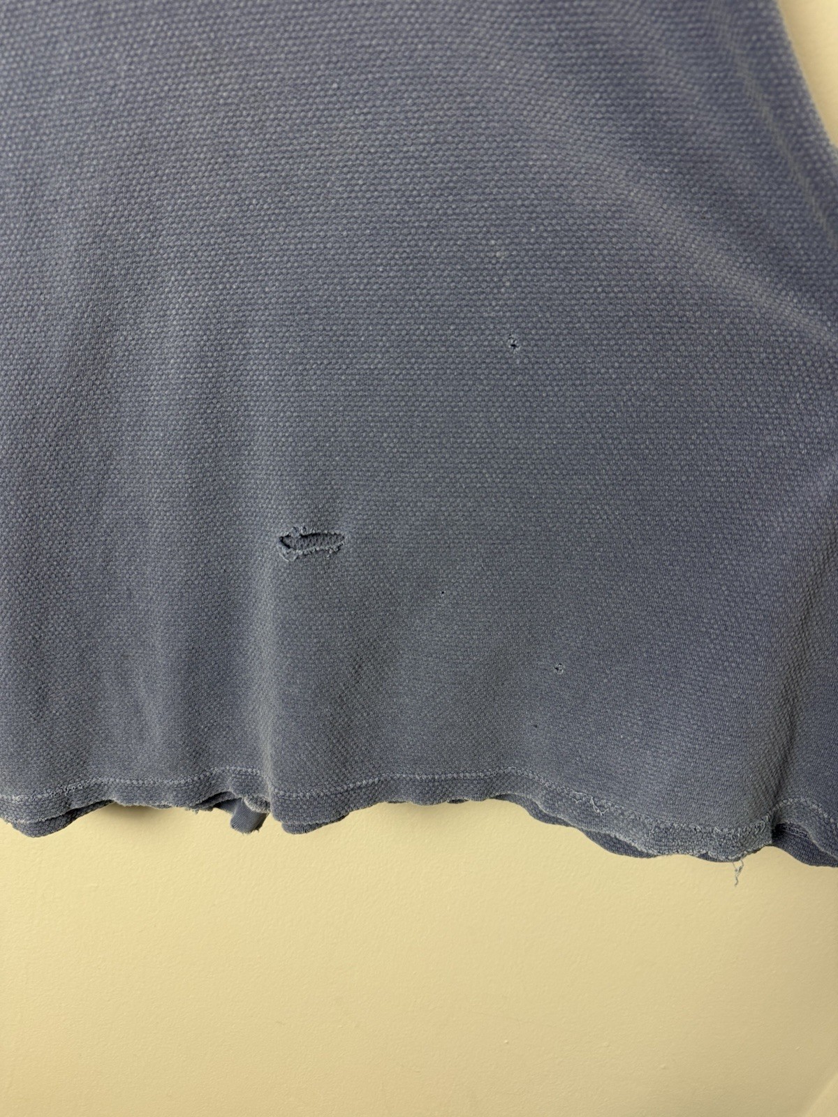 Vintage Gramicci Men's M Blue 90s Long Sleeve Shirt Worn gallery