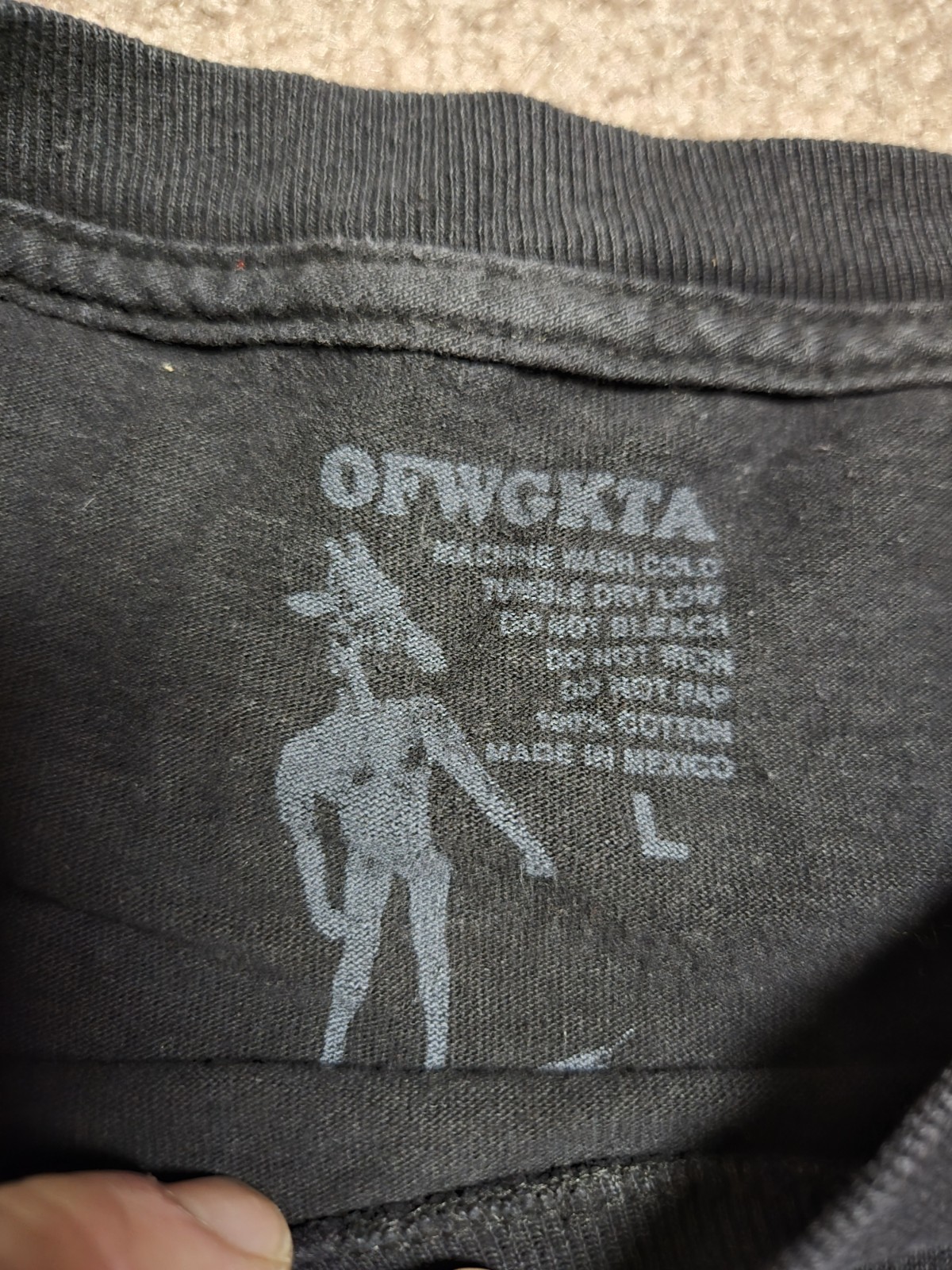 OFWGKTA Golf Wang Black Large T Shirt Tyler The Creator Family Portrait T30 gallery