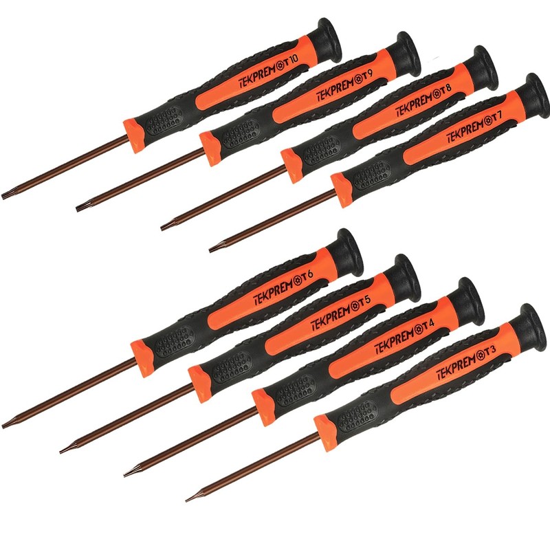 8 in 1 Small Torx Screwdriver Set with T3 T4 T5 T6 T7 T8 T9 T10 Torx Security…