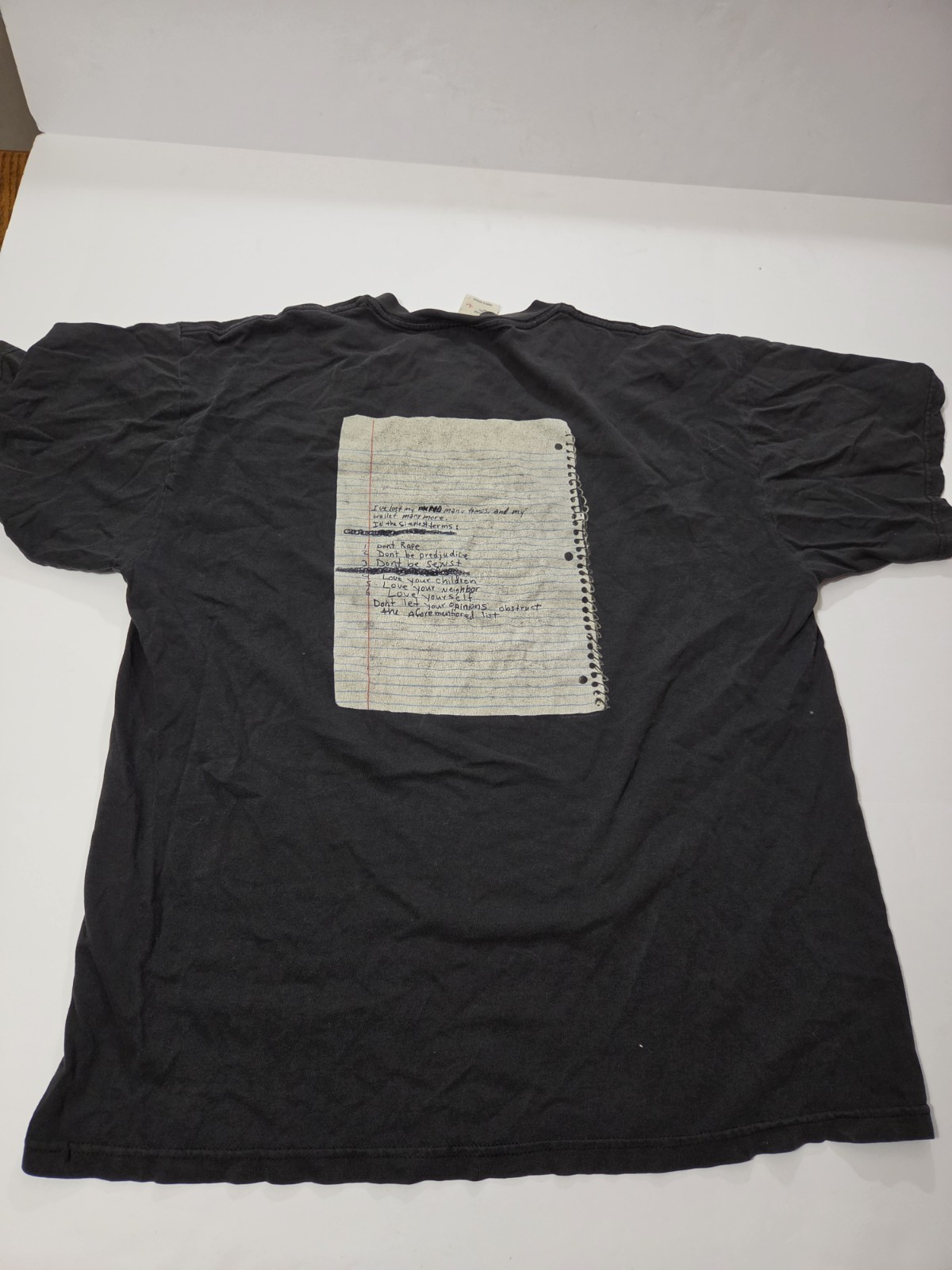 Kurt Cobain Nirvana Graphic Double Sided Anvil Size L Notebook End of Music Poem gallery