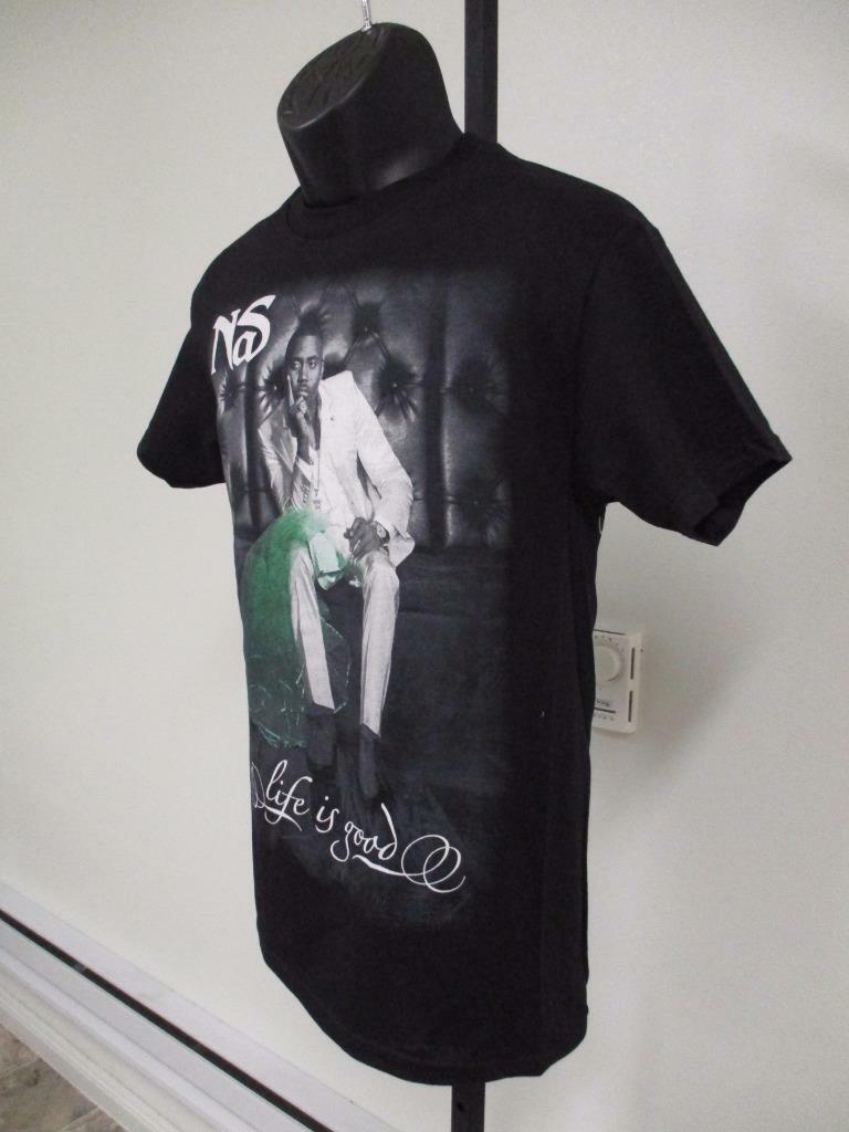 New NAS "Life is Good Tour 2013 Mens Adult Sizes S-M Band Black Concert Shirt gallery