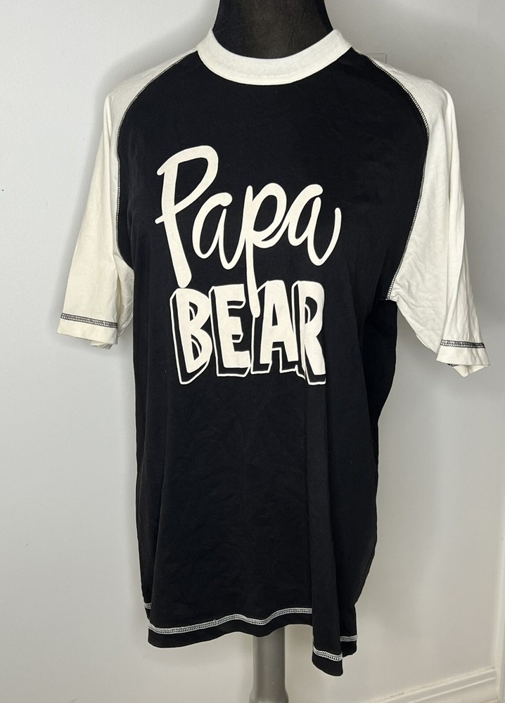 Mens Lazy Ones, New With Tags, Size Small, Papa Bear, Pajama Shirt