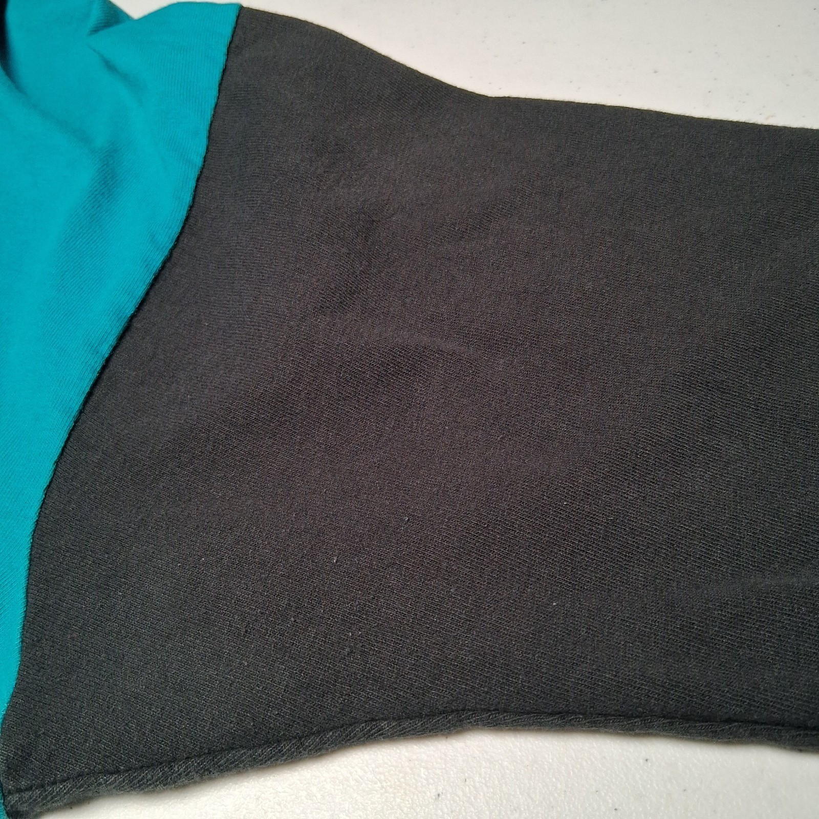 Vintage 1990s Colorblock T Shirt L Blue Black Single Stitch Grunge Skate READ gallery