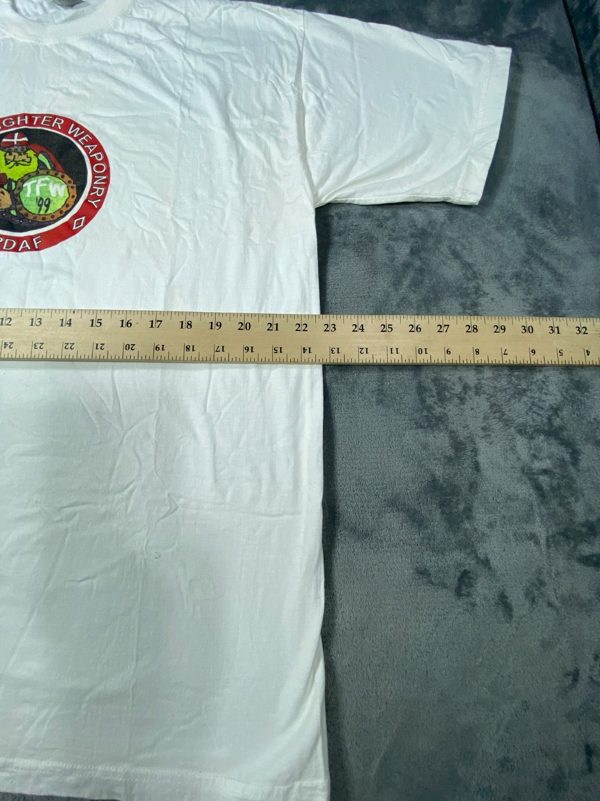 Tactical Fighter Weaponry T Shirt Mens XL White Graphic Military Tee Combat War gallery