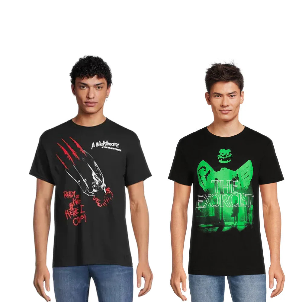 Men's Tee Themed Graphic T-Shirt 2-Pack Bundle | Choose Your Vibe & Size gallery
