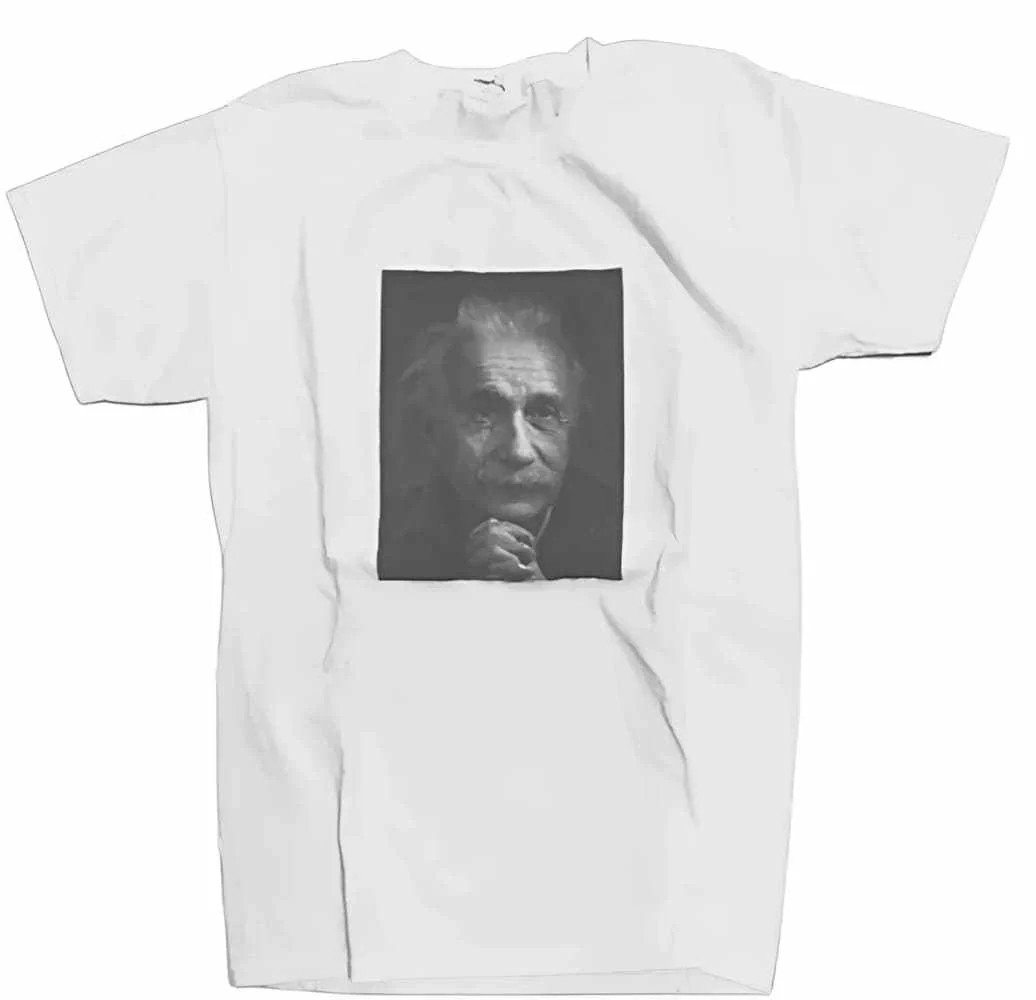Albert Einstein Red Eyes T-shirt by h.m. Peavy gallery