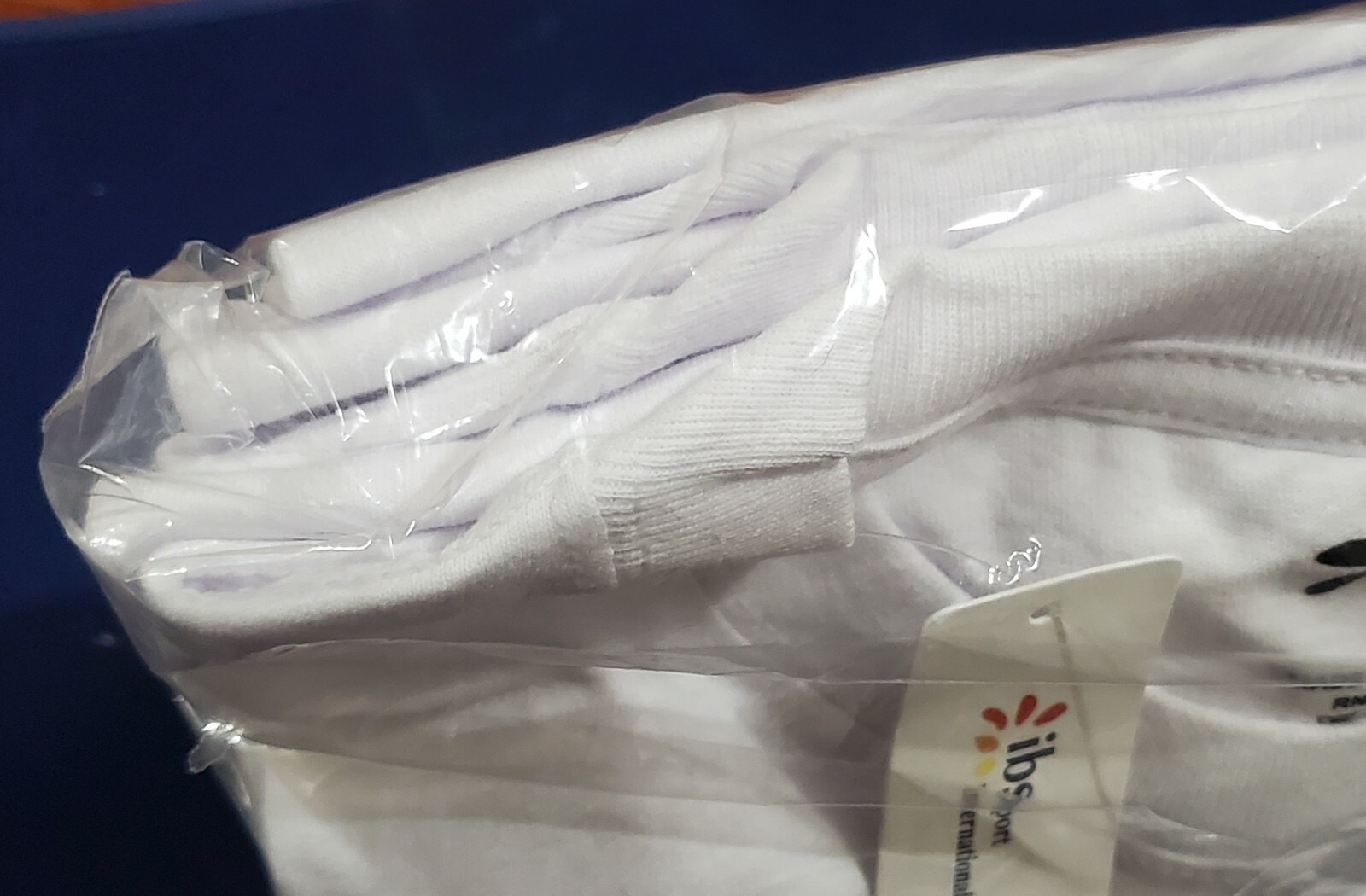 IBS Short Sleeve White Color men`s T Shirt Size 3XL- 3 PCS - New in Package gallery