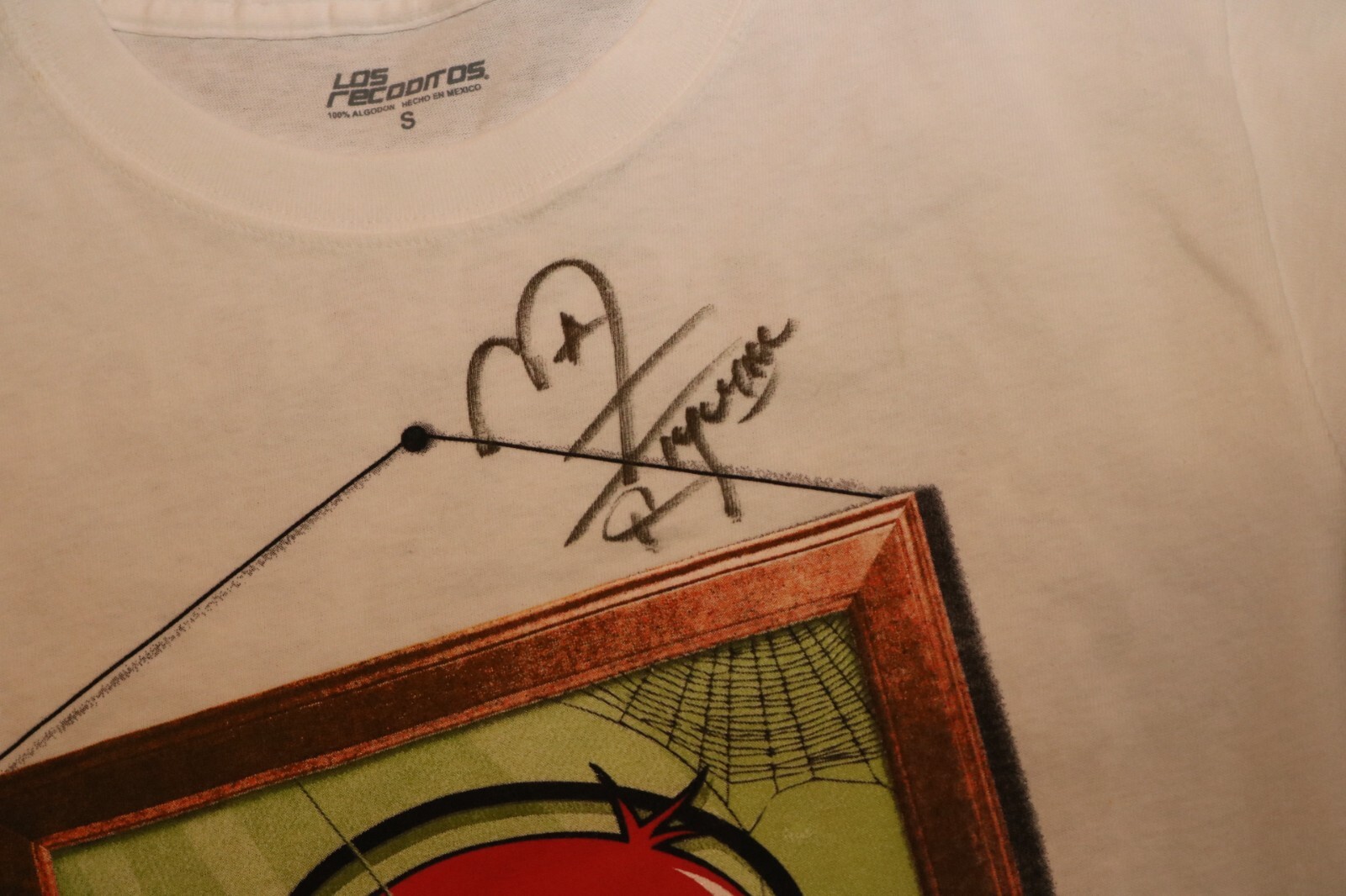 BANDA LOS RECODITOS TOUR T SHIRT SIZE Small Signed Marco "Zapata" Figueroa gallery