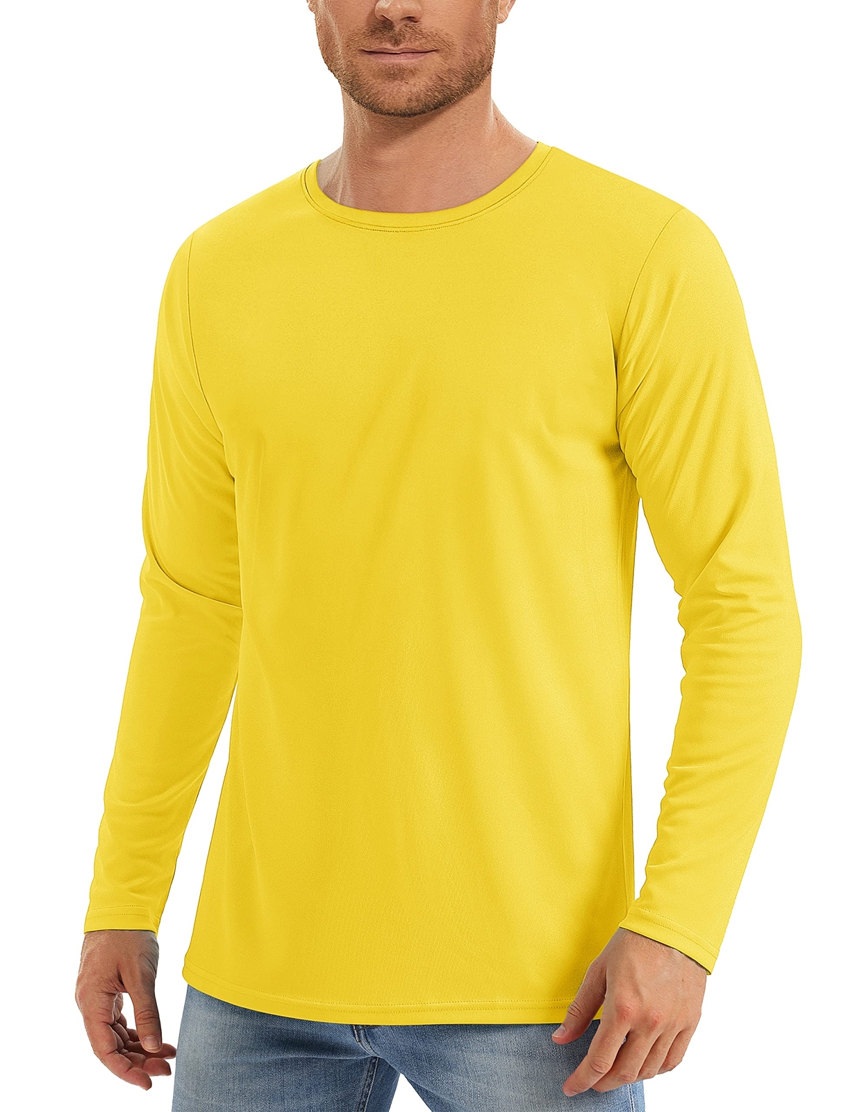 UPF50+ Men's Long Sleeve T-Shirt Skin Protection Quick Dry Performance Fishing T gallery
