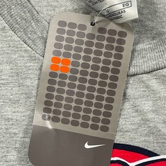 NWT Vintage 2005 NIKE Funny Mr Baseball Knock Your Balls Out Shirt XL 23×28 Gray