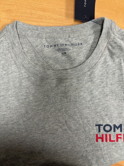 Tommy Hilfiger Men's Crewneck Casual Short Sleeve T-shirt (GRAY SMALL)NWT gallery