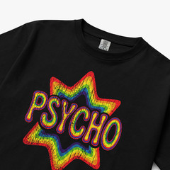 Psycho Star Tee – Comfort Colors C1717 – Adult Heavyweight Short Sleeve