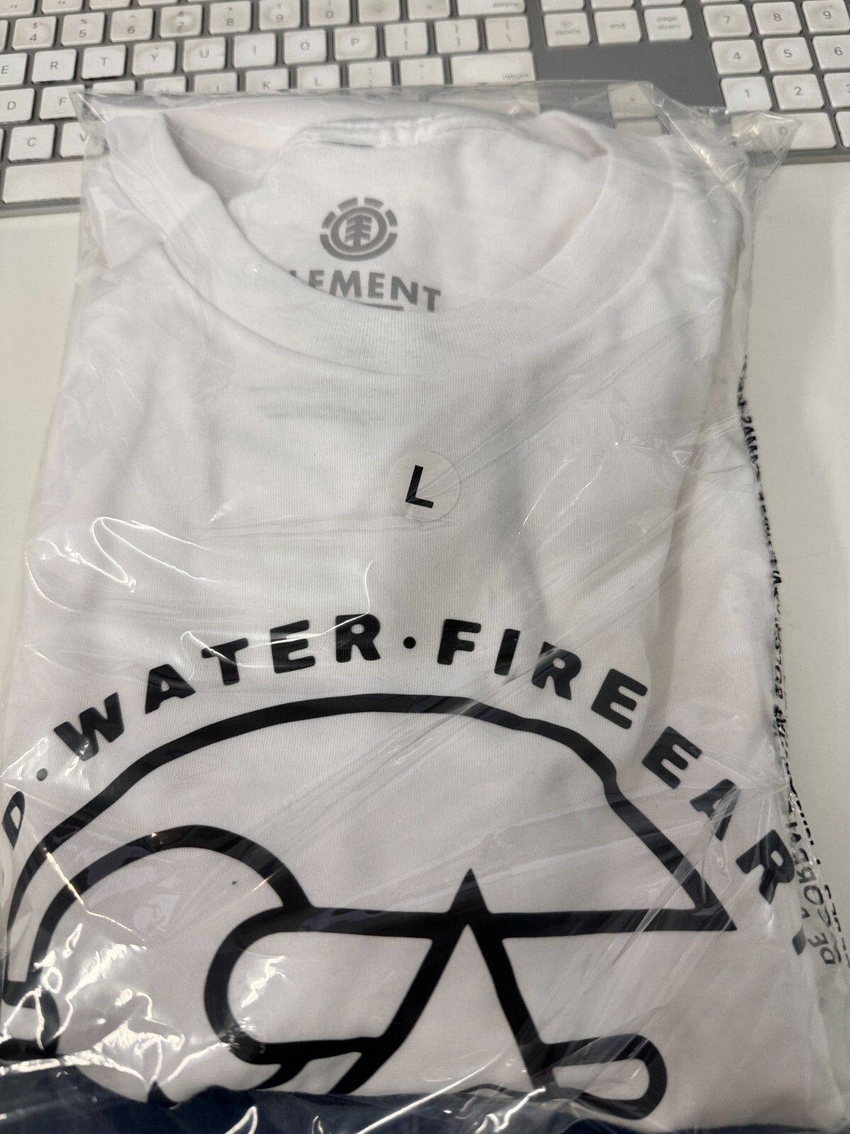ELEMENT SKATEBOARD MENS FIRE EARTH WIND SHORT SLEEVES T SHIRT WHITE gallery