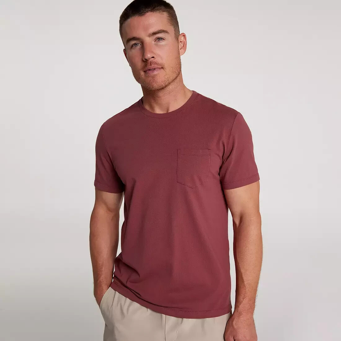 VRST ‘ ESSENTIAL POCKET T-SHIRT ‘ MENS NWT ‘ SIZE SMALL ‘ DESERT RUST