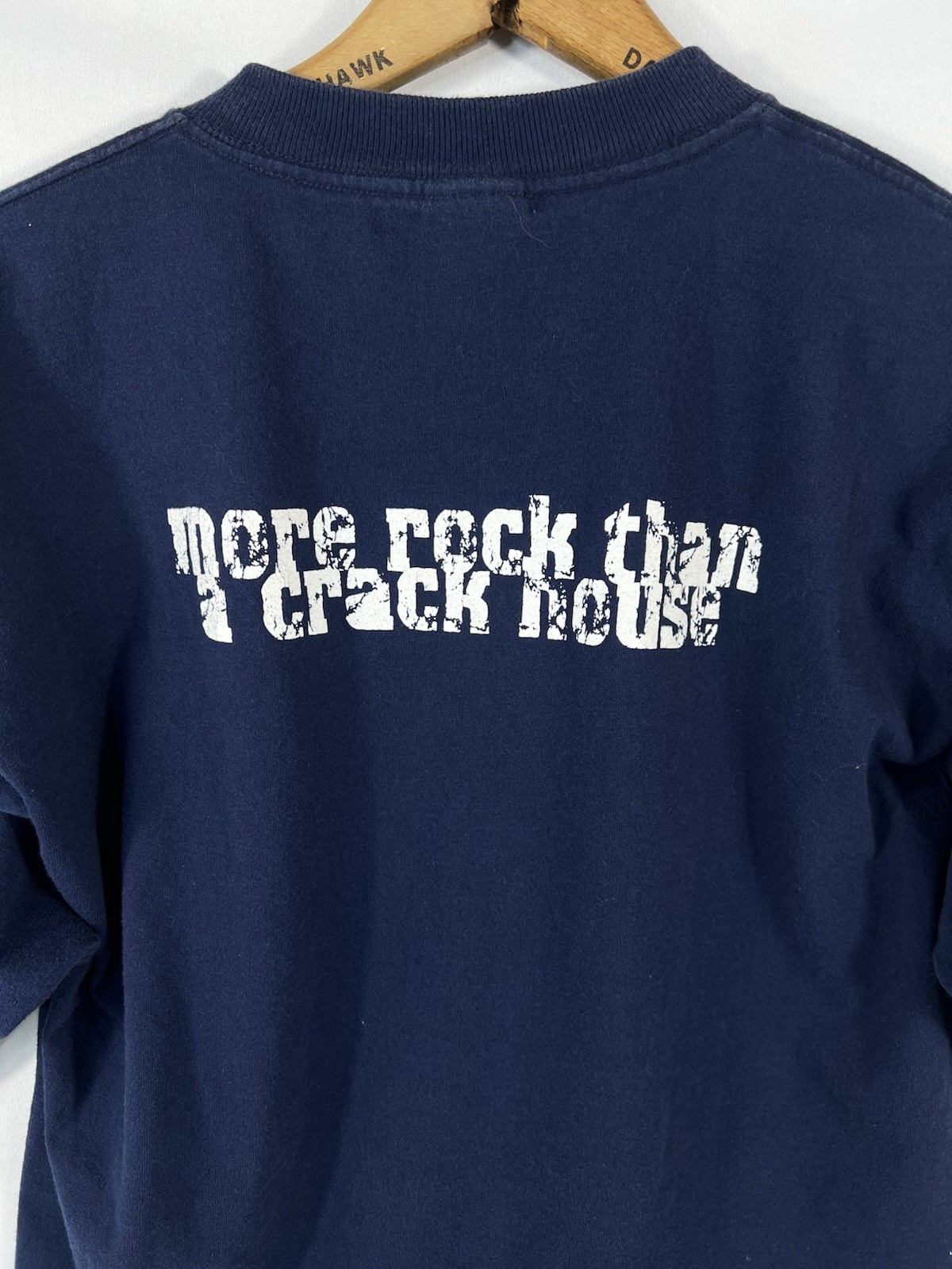 Vtg Y2K Drive Thru Records T Shirt More Rock Than a Crackhouse L Punk Band Emo gallery
