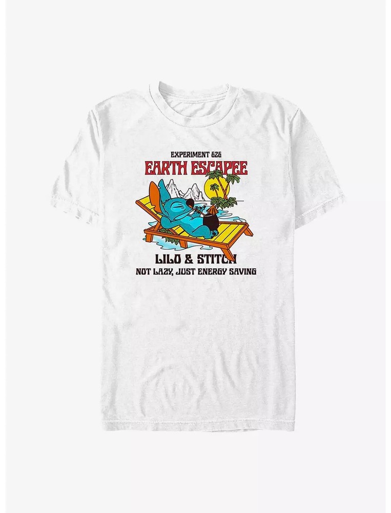 Disney Lilo And Stitch Lazy Stitch Back T Shirt Size S – 5XL Gift For Friends
