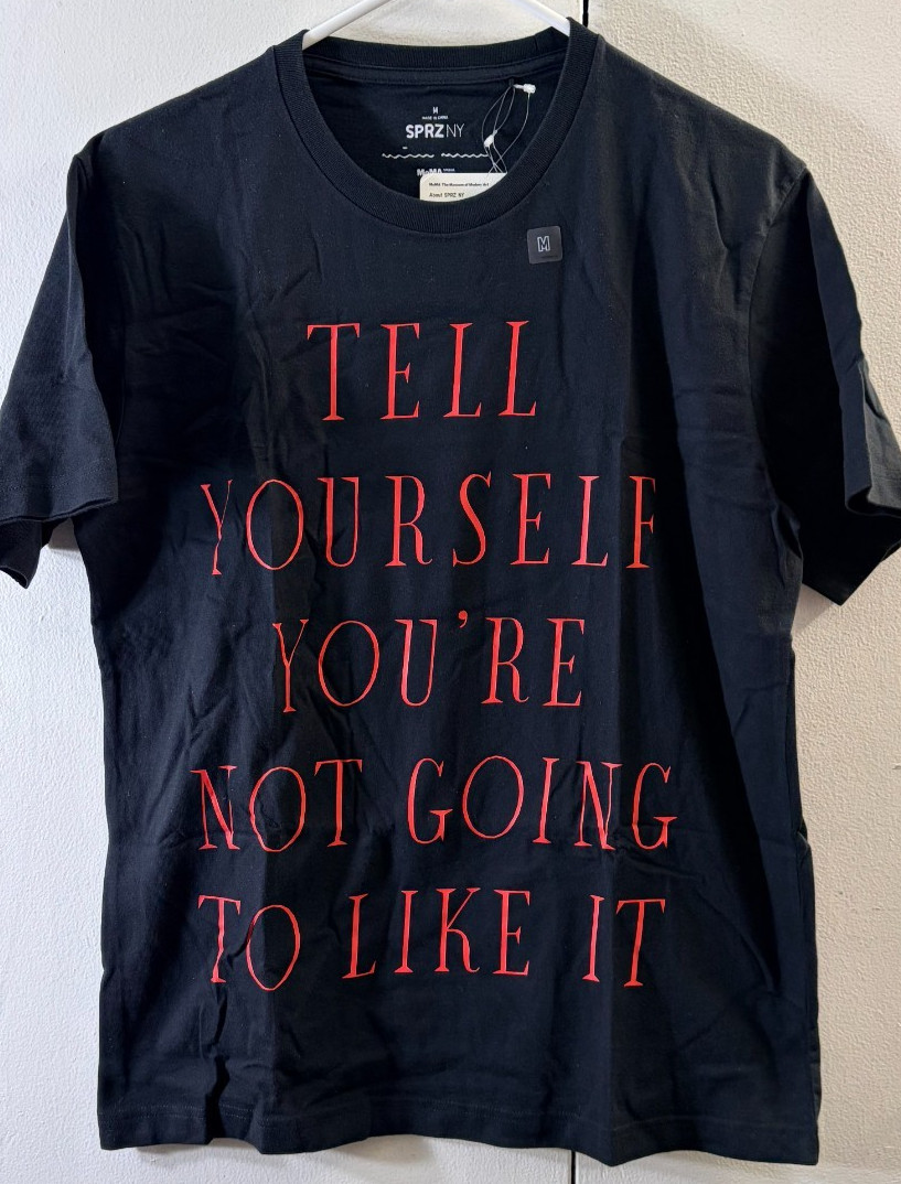 Uniqlo Men's Matthew Brannon SPRZ NY Moma T Shirt Size Medium Black gallery