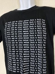 NWOT Pop Threads Men Size S Black Th Shining “All Work No Play Jack Dull Boy”