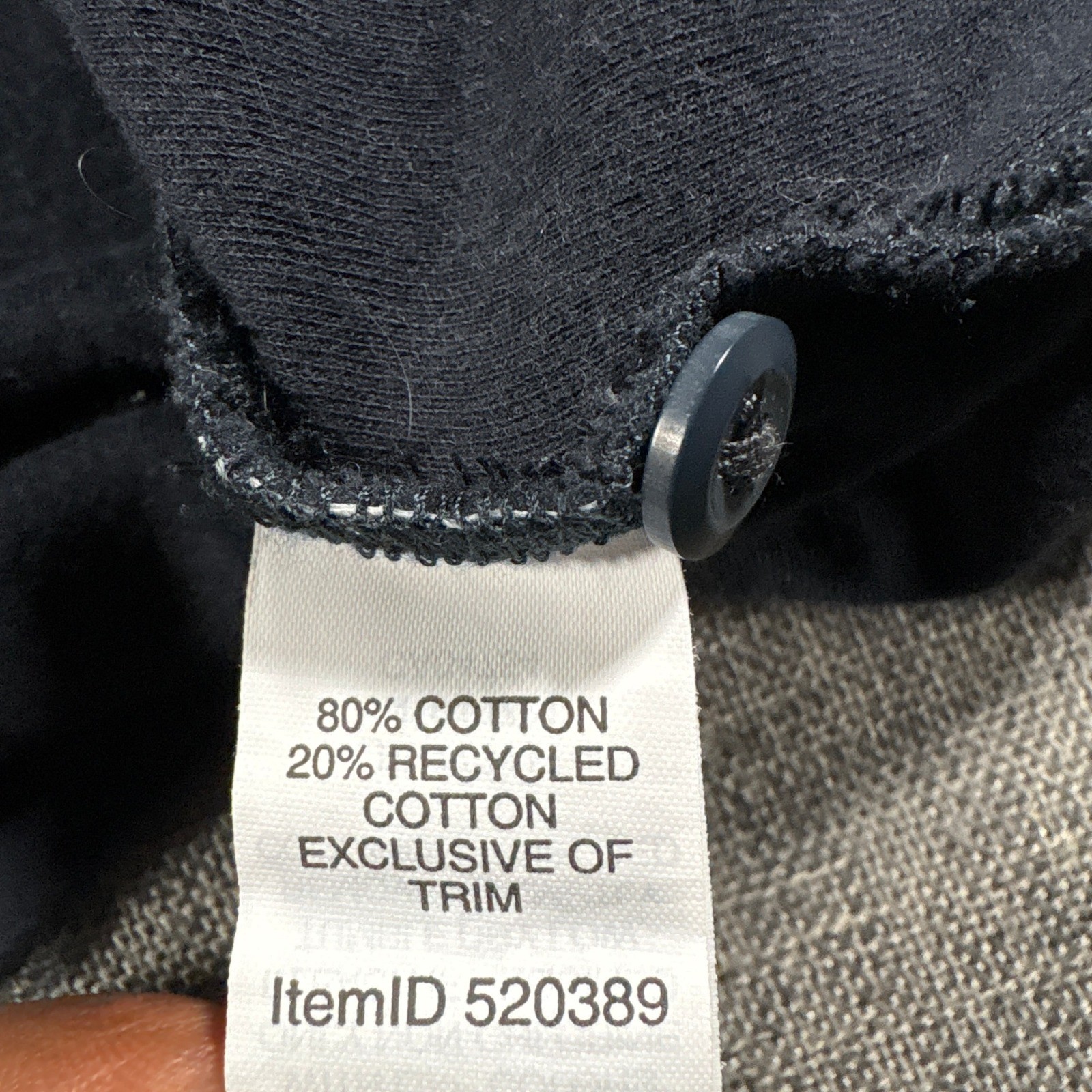 L.L. Bean Henley Shirt Mens L REG Navy Blue Short Sleeve Raglan Traditional Fit gallery
